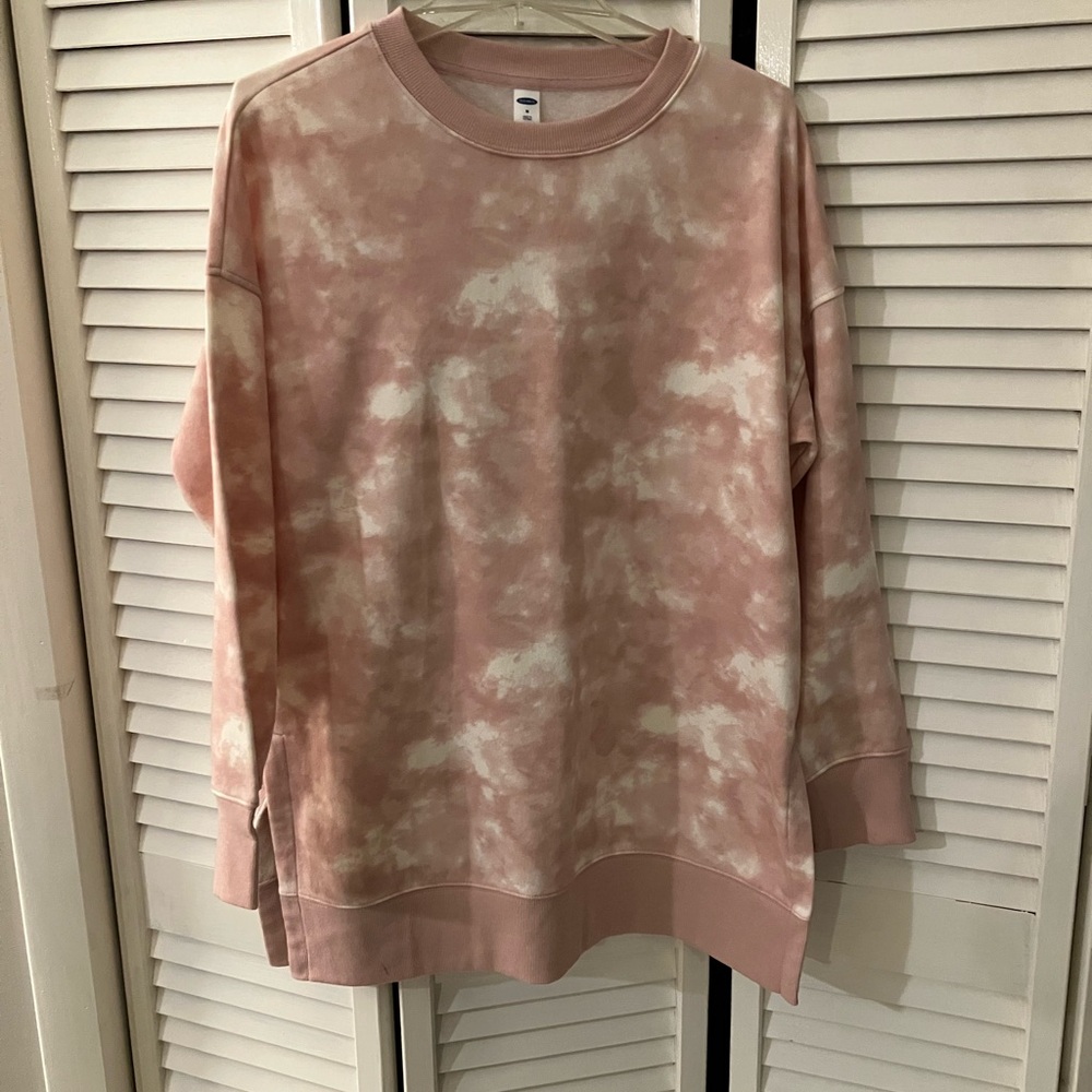 Old Navy Pink Tie-Dye Sweatshirt